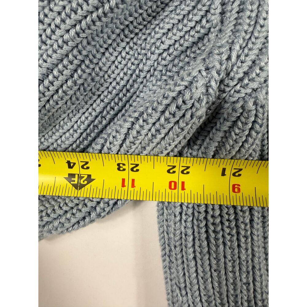 Sonderhaus Coastal Cardigan Light Blue Organic Cotton Large - Picture 12 of 13